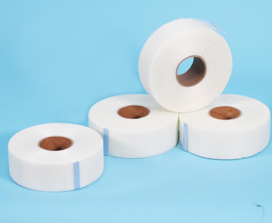 Self-adhesive fiberglass mesh tape